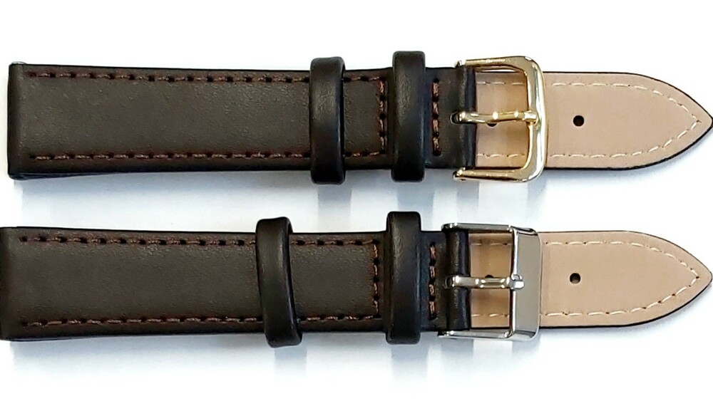 Pasek JORDAN KERR standard CIEMNO BRĄZOWY 22mm