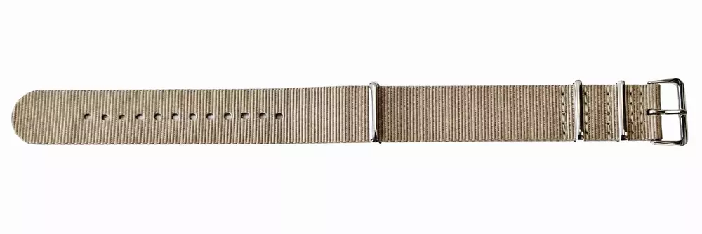 Pasek nylon beige 22mm