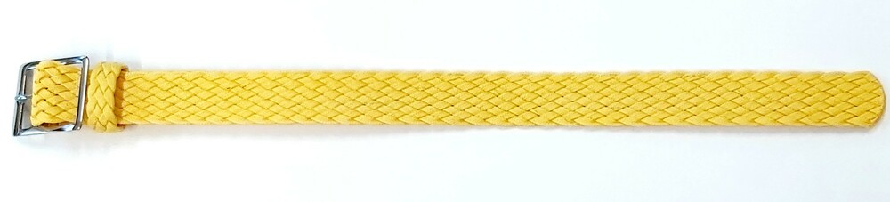 Pasek Perlon gruby splot żółty 18mm