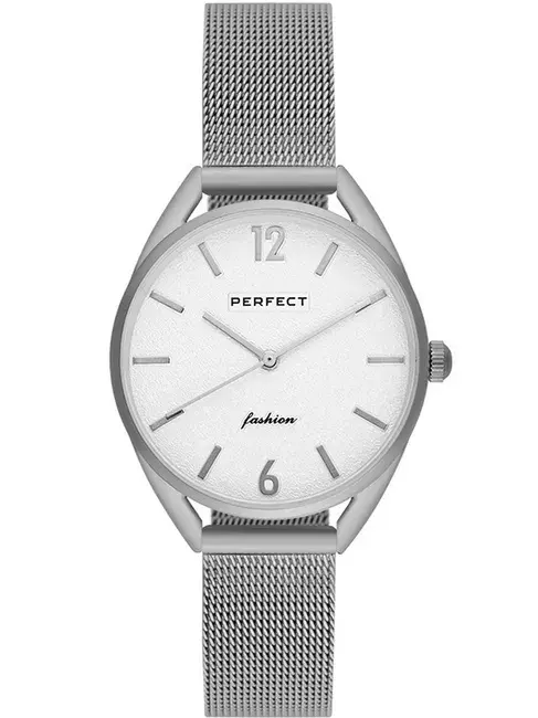Zegarek PERFECT F347 SIATKA SILVER