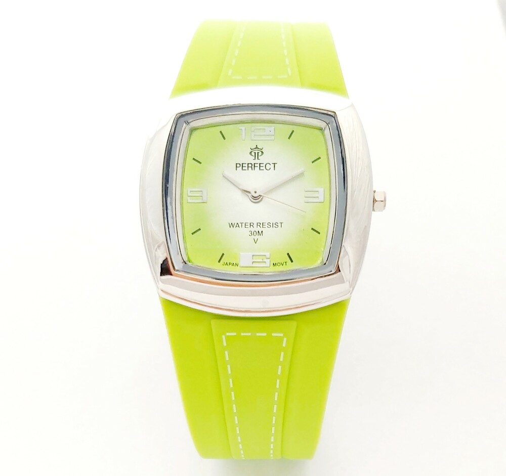 Zegarek PERFECT LW5114 INDEX,CYFRA PASEK SELEDYNOWY