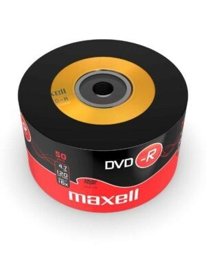 Płyta Maxell DVD-R 4,7GB 16x pakowane po 50 275732.40.AS