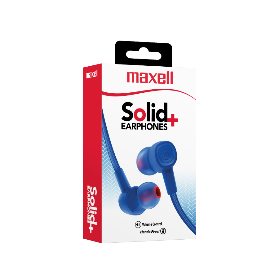 Słuchawki Maxell MLA SIN-8 Solid Okinawa blue 1