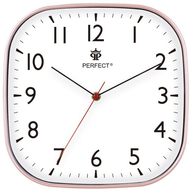 Zegar ścienny analogowy Perfect FX-5803 BRĄZOWY Ø 27.5