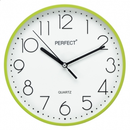 Zegar ścienny analogowy Perfect FX-5814 Zielony Ø 22CM