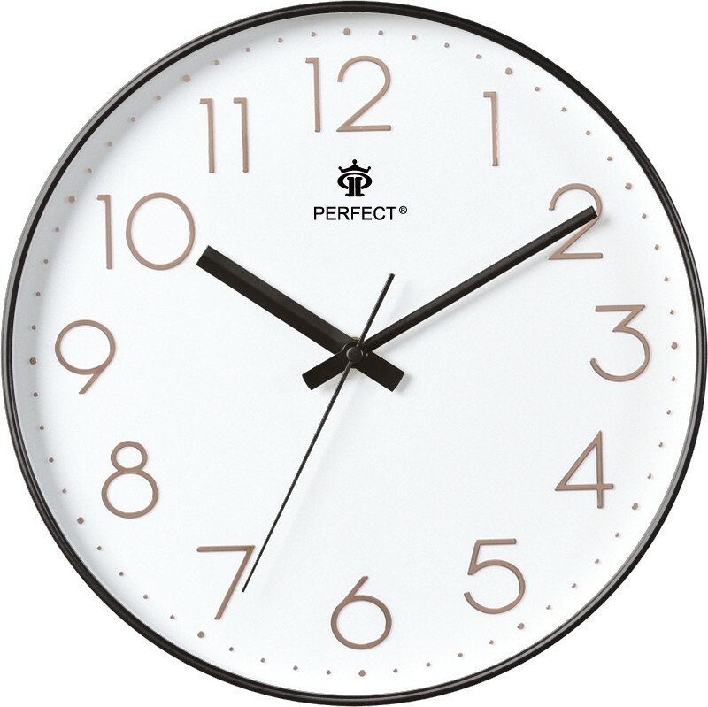 Zegar ścienny Perfect FX-5849 black Ø 30