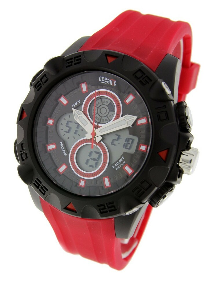 Zegarek OCEANIC AD 1084 czerwony