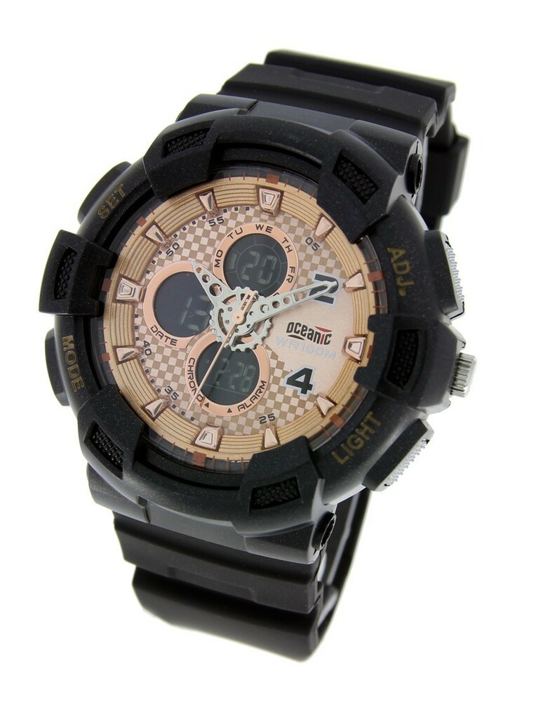 Zegarek OCEANIC AD 935 łososiowa tarcza