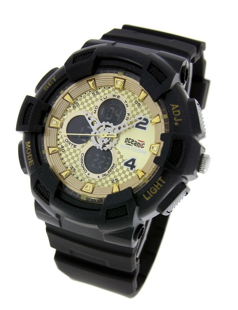 Zegarek OCEANIC AD 935 złota tarcza