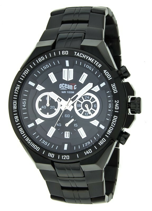 Zegarek OCEANIC CQ 170 stalowy Black/pudełko i torebka