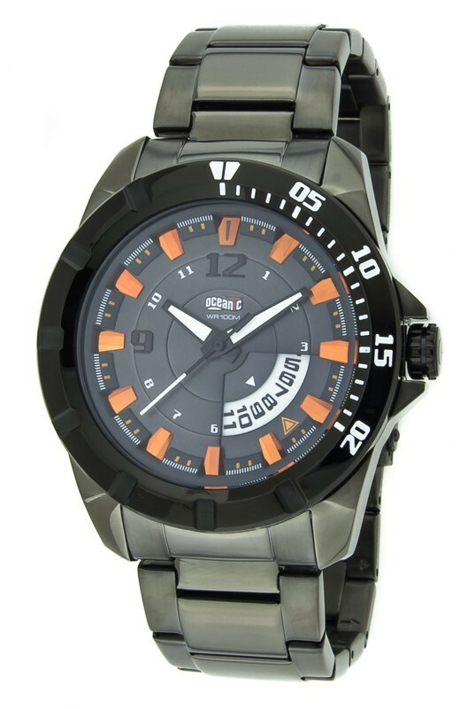 Zegarek OCEANIC CQ 173 stalowy BLACK/ pudełko i torebka