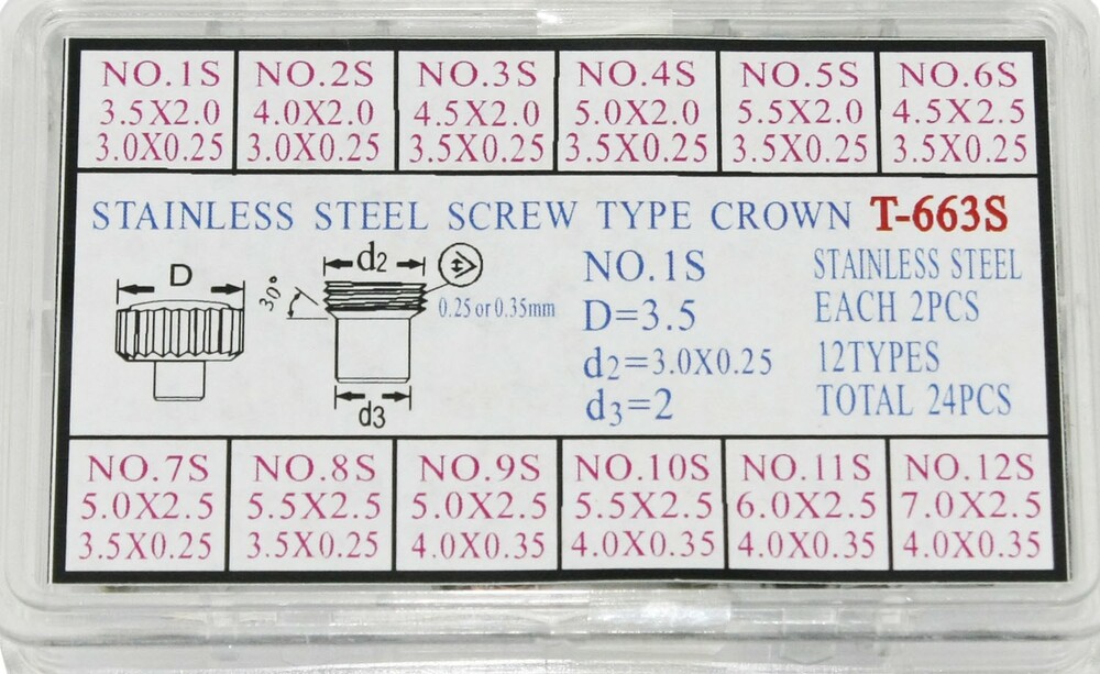 Zestaw koronek PB12 T663S silver