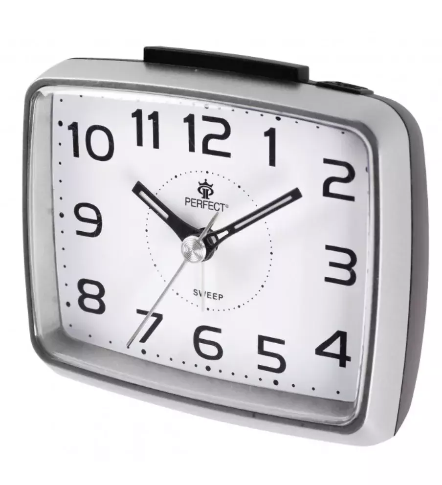 Budzik Kwarcowy Perfect SQ 879SP Srebrny