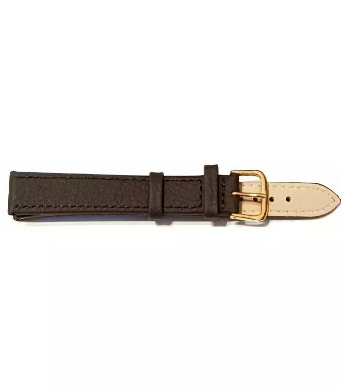 Pasek JORDAN KERR CIEMNO BRĄZOWY XL 24MM KLAMERKA GOLD Matowy