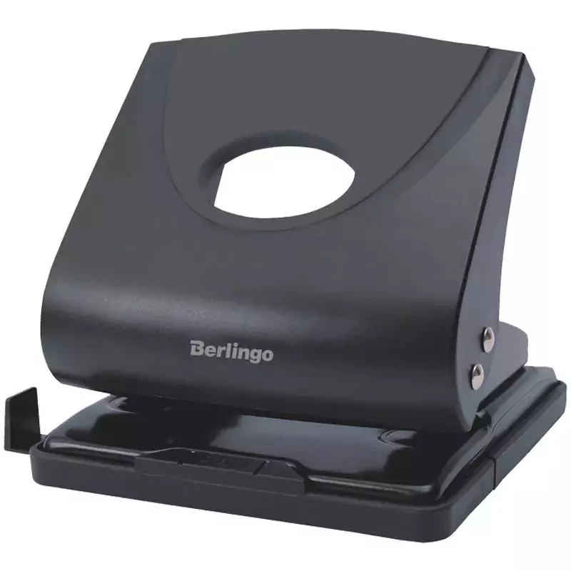 Berlingo Dziurkacz Office Soft 30 kart. Czarny