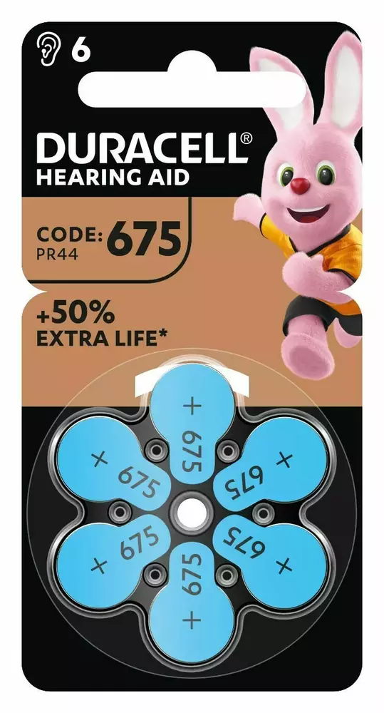 Bateria słuchowa Duracell 675 1,45V EASY TAB - blister pak. po 6 szt. 1