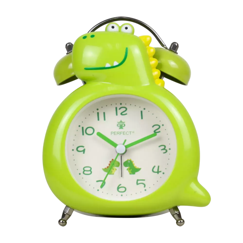 Budzik Kwarcowy Perfect TB 13901 Dino Zielony