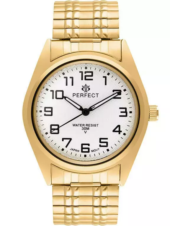 PERFECT GUMKA MĘSKA GOLD  X018-11 tarcza jasna