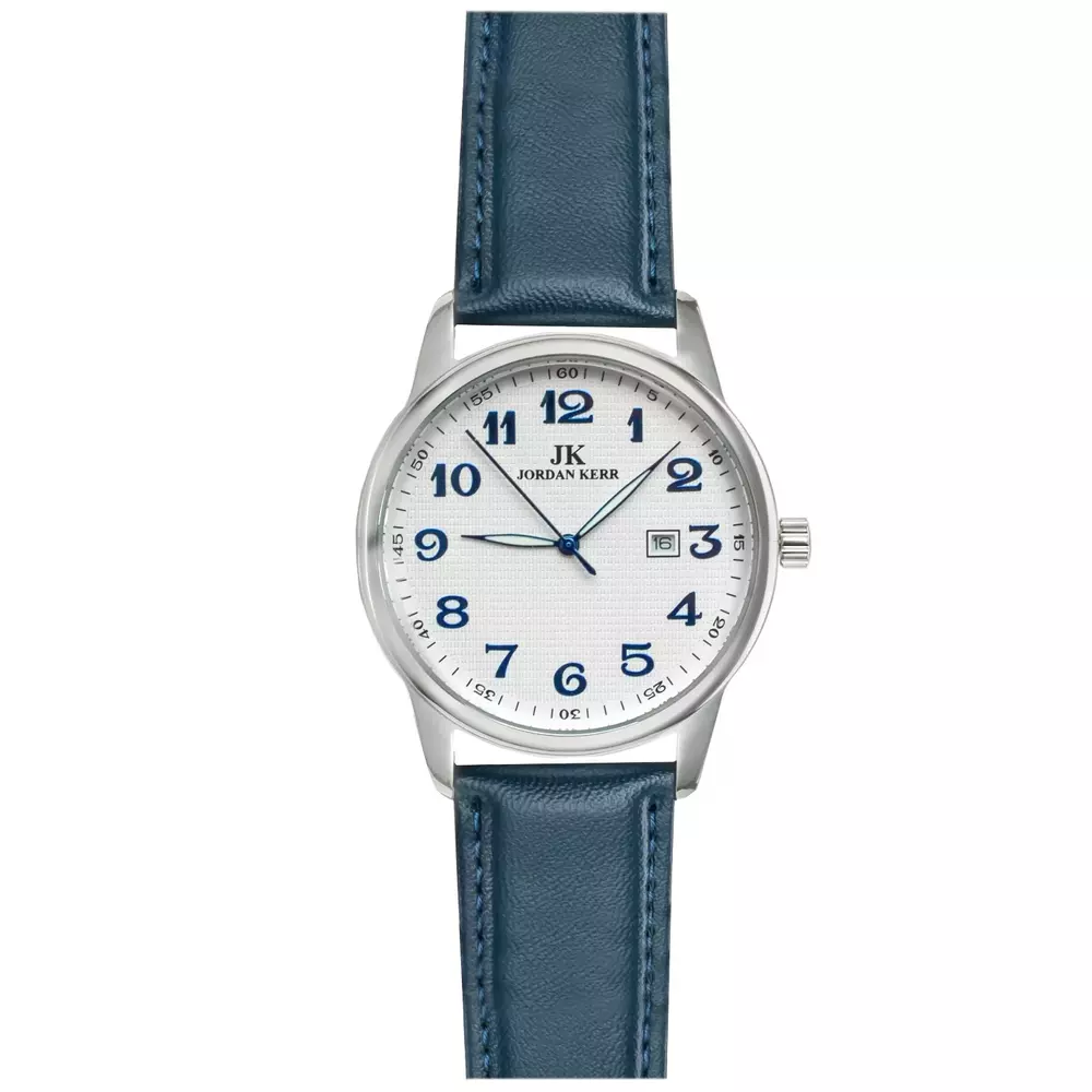 Zegarek Jordan Kerr  C4008 stalowy pasek granatowy
