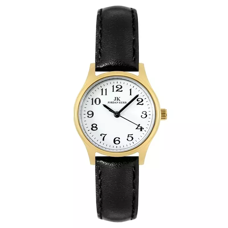 Zegarek Jordan Kerr C4009 stalowy  GOLD pasek
