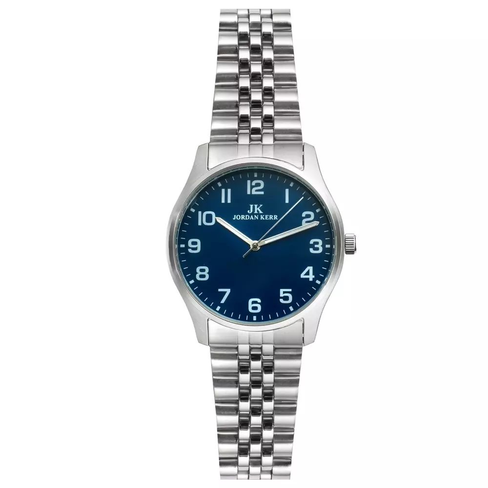 Zegarek Jordan Kerr  C4021 stalowy TARCZA BLUE