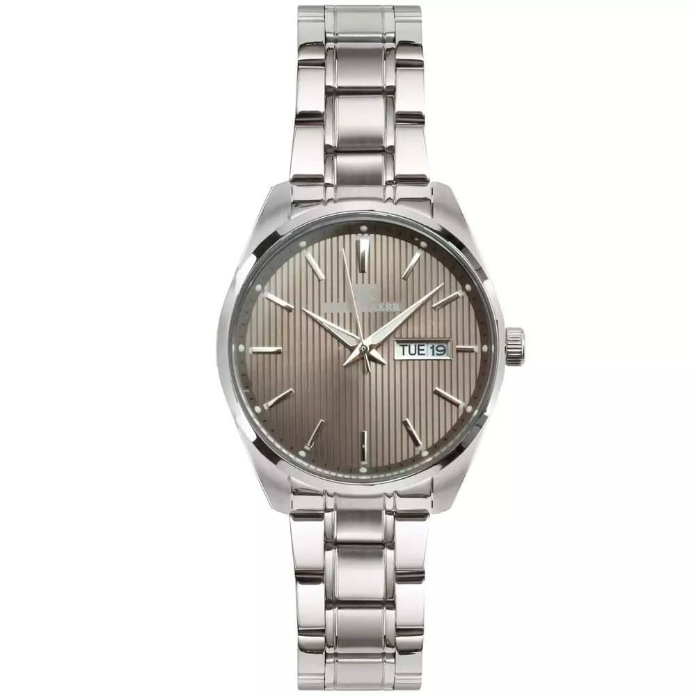 Zegarek Jordan Kerr C4020 stalowy TARCZA GREY