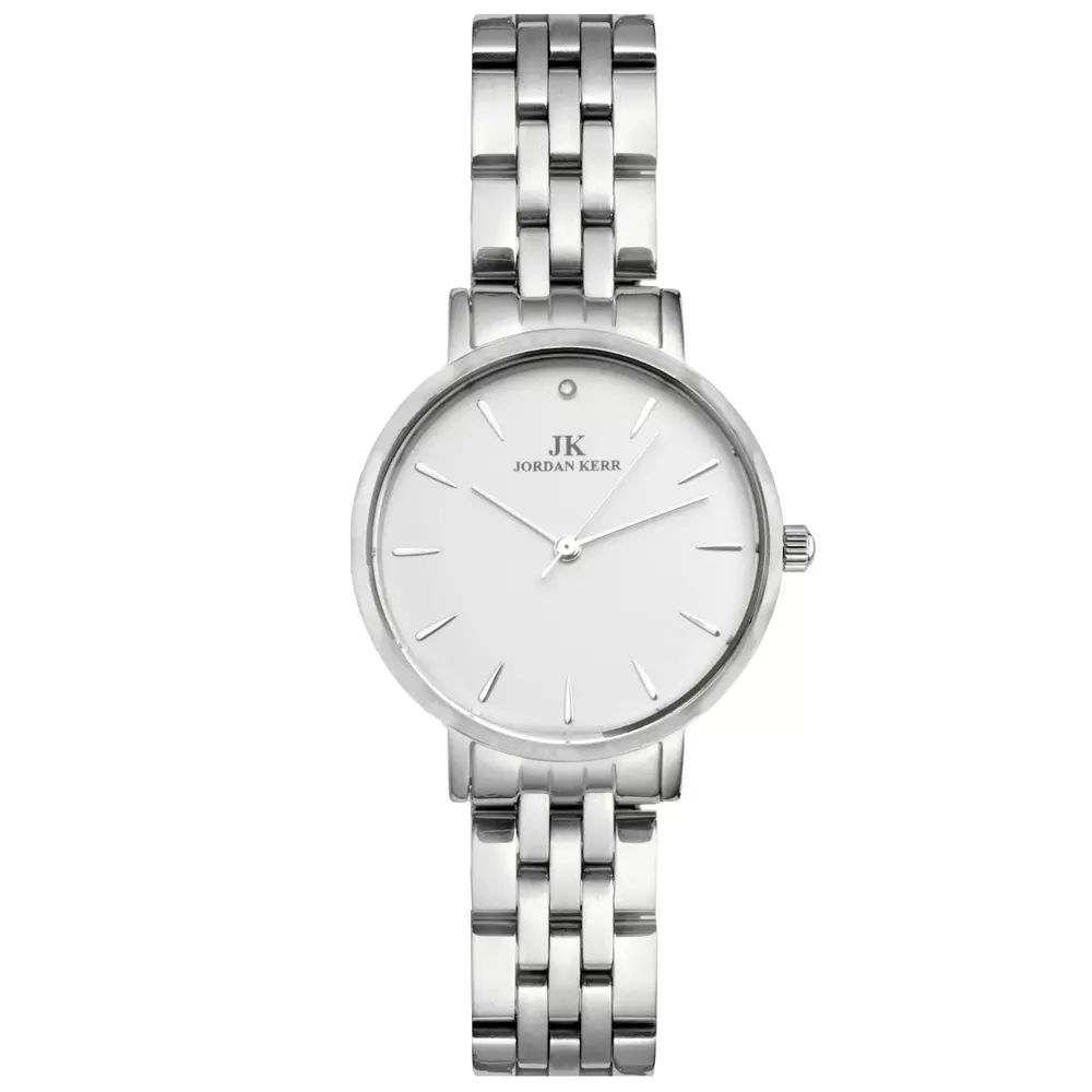 Zegarek Jordan Kerr C4019 stalowy silver