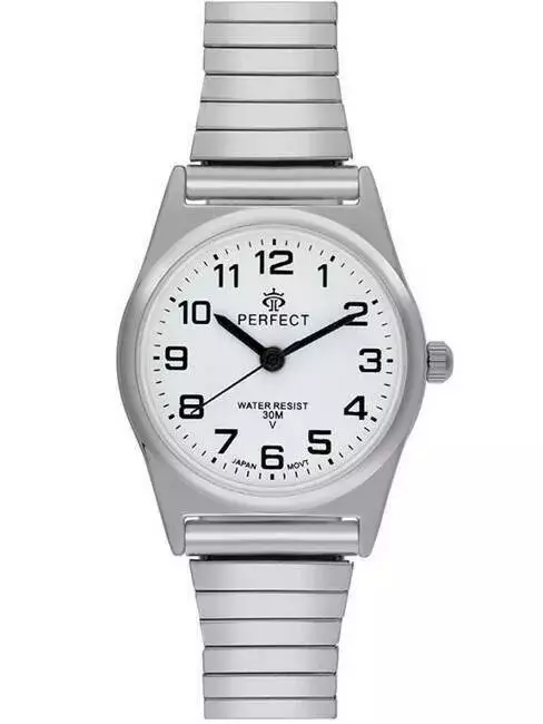 Zegarek PERFECT gumka damska silver XD164-01