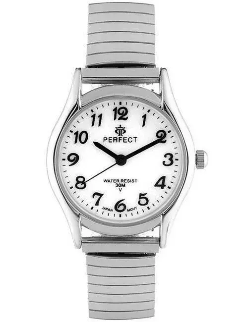 Zegarek PERFECT gumka damska silver XD135-01
