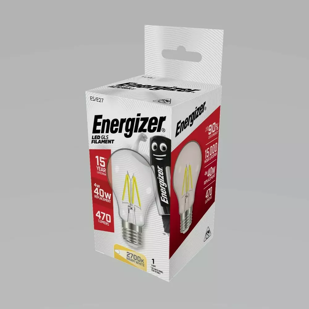 Żarówka LED Energizer FILAMENT BULB E27 470LM 4W/40W