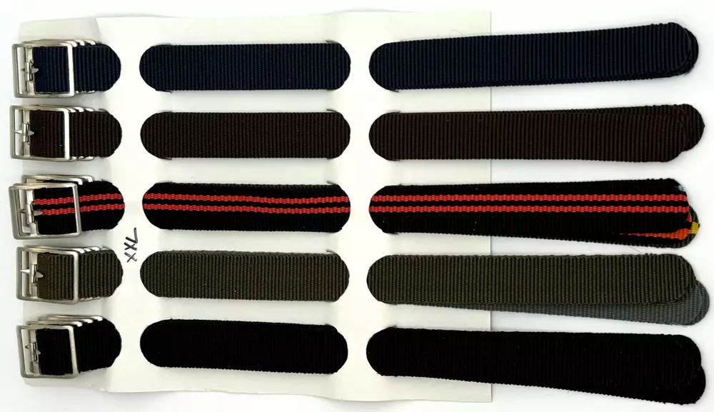 Paski Perlon XXL mix kolor pak. po 20szt 18mm