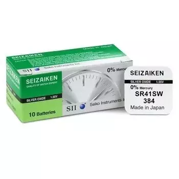 Bateria srebrowa Seizaiken SR41SW / 384- opakowanie 10 szt.