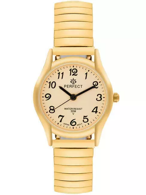 PERFECT GUMKA Damska GOLD  XD135-06  tarcza gold
