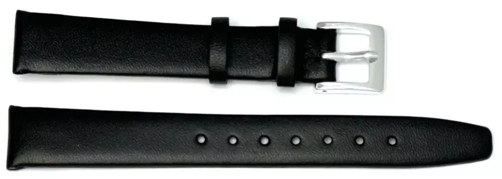 Pasek Chermond A132 Czarny Klamra Srebrna 14mm
