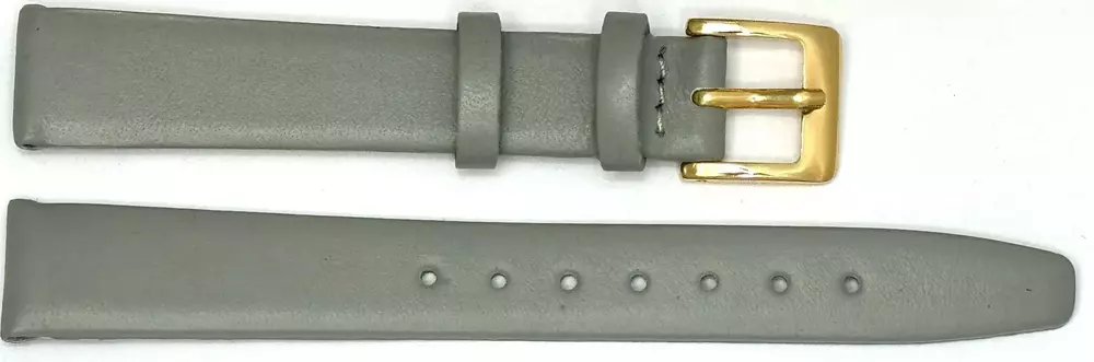 Pasek Chermond A132 Szary Klamra Złota 14mm