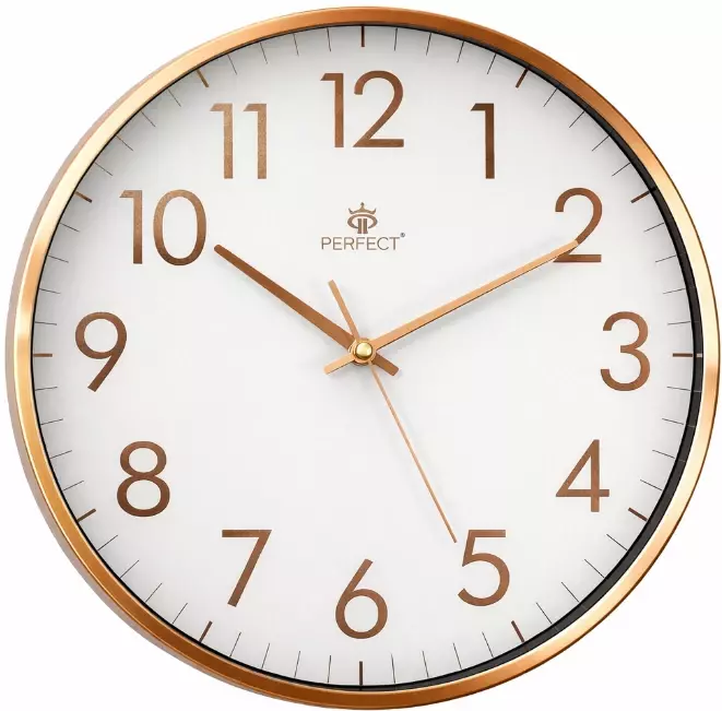 Zegar Kwarcowy Perfect AN140074 Rosegold Ø 31
