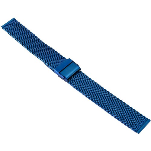 Bransoleta siatkowa HQ 1.0 BLUE 24MM z zabezpieczeniem 1