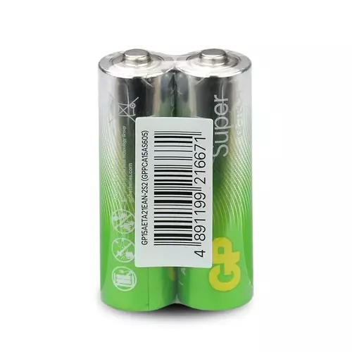 Bateria GP LR6 super alkaline - folia 2szt 1