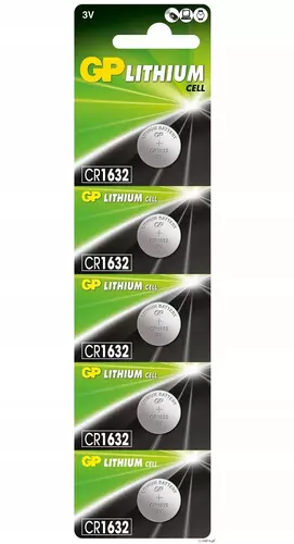 Bateria GP CR1632 3V - Blister 5 szt. 1