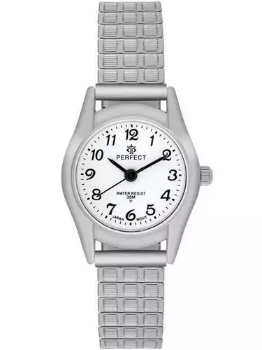 PERFECT GUMKA Damska XD133-01 SILVER tarcza biała 1