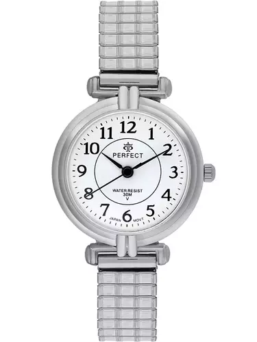 Zegarek PERFECT GUMKA Damska XD782-01 PNP tarcza biała 1