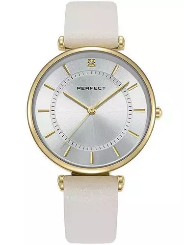 Zegarek Kwarcowy PERFECT E376-03 IPG pasek biały 1