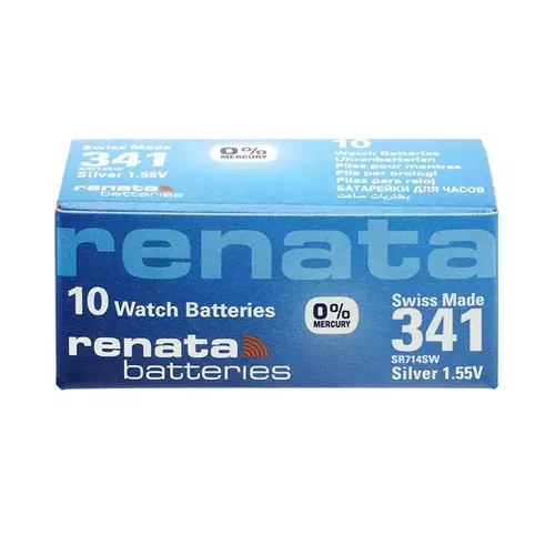 Bateria srebrowa Renata SR714SW / 341/ - box 10 szt. 1