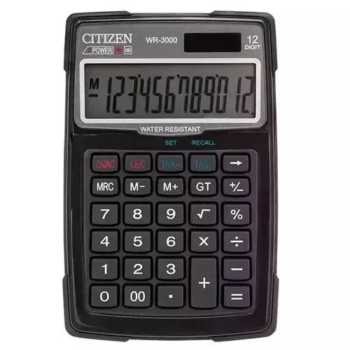 Kalkulator CITIZEN WR3000 Czarny 1