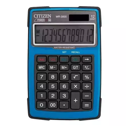 Kalkulator CITIZEN WR3000 Niebieski 1