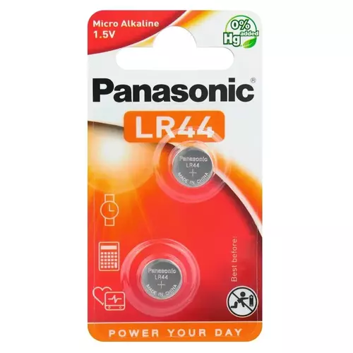 Bateria Panasonic LR44 - blister 2 szt. 1