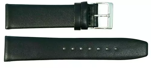 Pasek Chermond A132 Czarny Klamra Srebrna 20mm 1