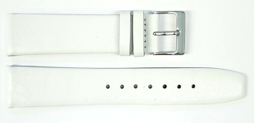 Pasek Chermond A132 BIAŁY KLAMRA SREBRNA 20MM 1