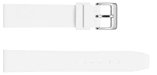 Pasek Chermond A132 BIAŁY KLAMRA SREBRNA 20MM 1