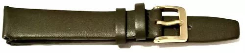 Pasek Chermond A132 OLIWKOWA ZIELEŃ KLAMRA ZŁOTA 12MM 1